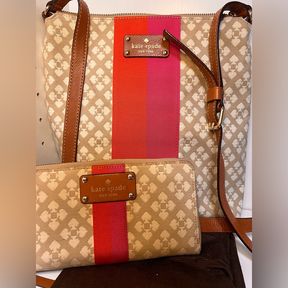 Kate Spade crossbody and matching wallet